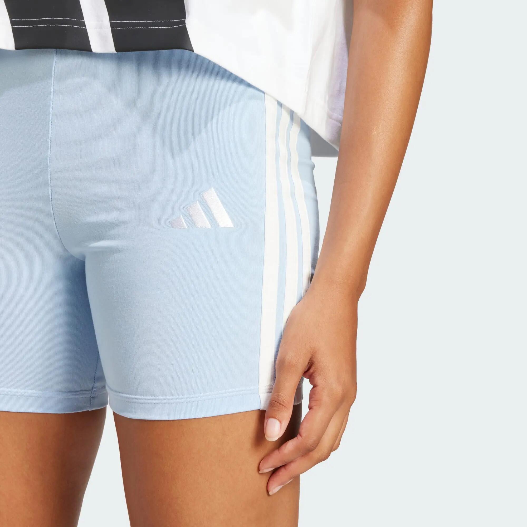 Szorty Essentials 3-Stripes High Waisted Biker 5/5