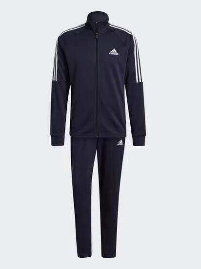 ADIDAS AEROREADY SERENO CUT 3 STRIPES TRACK SUIT UOMO GT8802 BLU/BIANCO BLUE