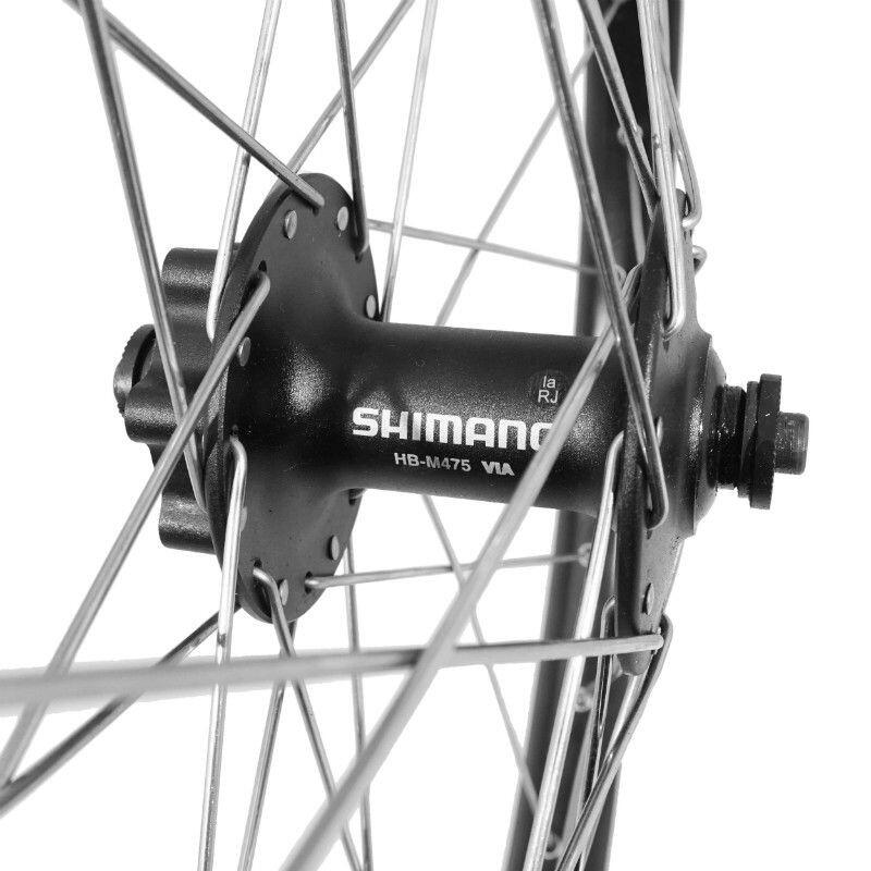 Cubo de parede dupla do disco da roda da bicicleta em alumínio shimano disco 6 f 3/3