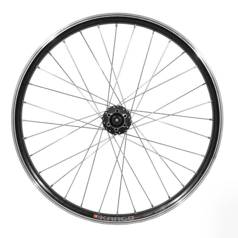 Bicycle wheel disc front aluminum double wall hub shimano disc 6 hole locking (r