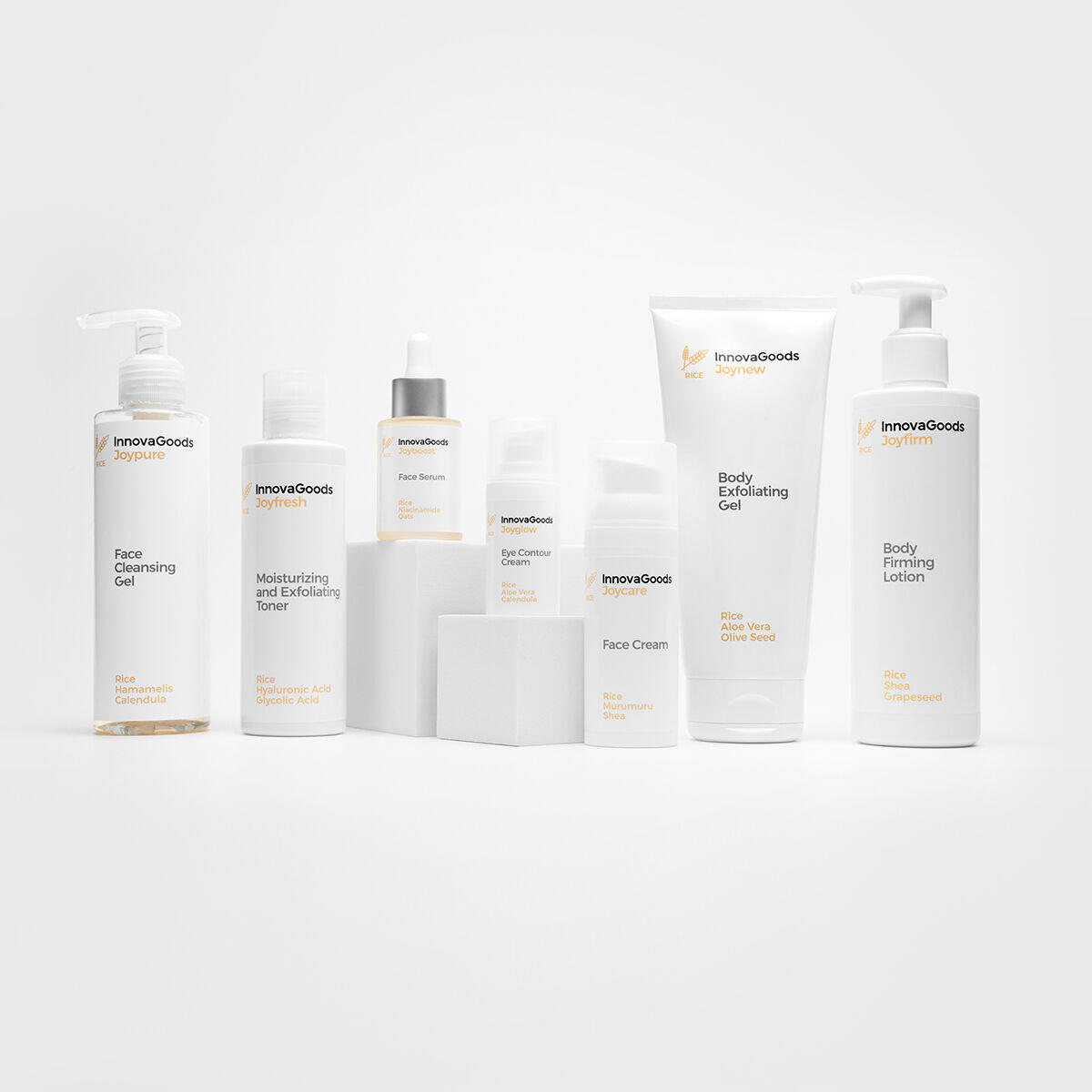 Lotion tonique hydratant et exfoliant pour le visage InnovaGoods Rice Joyfresh 4/7