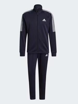 ADIDAS AEROREADY SERENO CUT 3 STRIPES TRACK SUIT UOMO GT8802 BLU/BIANCO BLUE