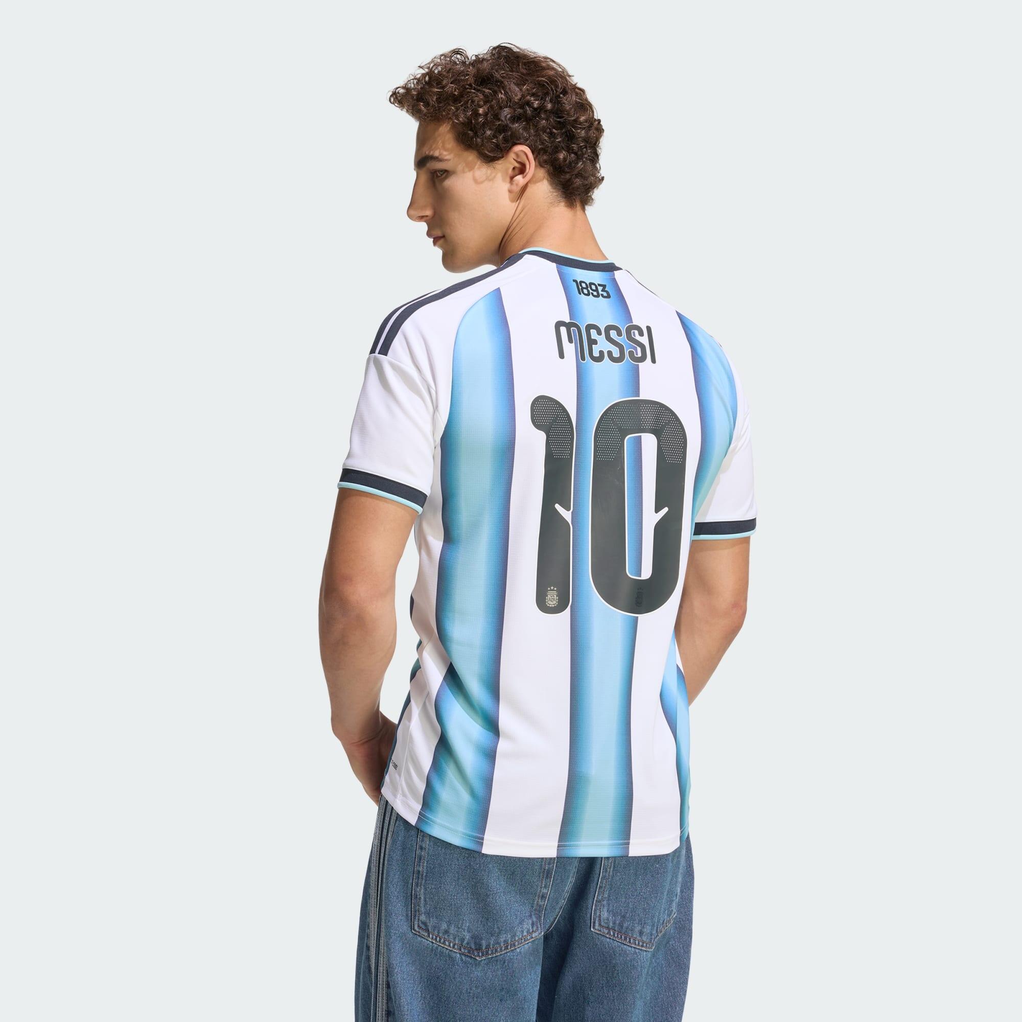 Argentinien 26 Messi Heimtrikot 3/7