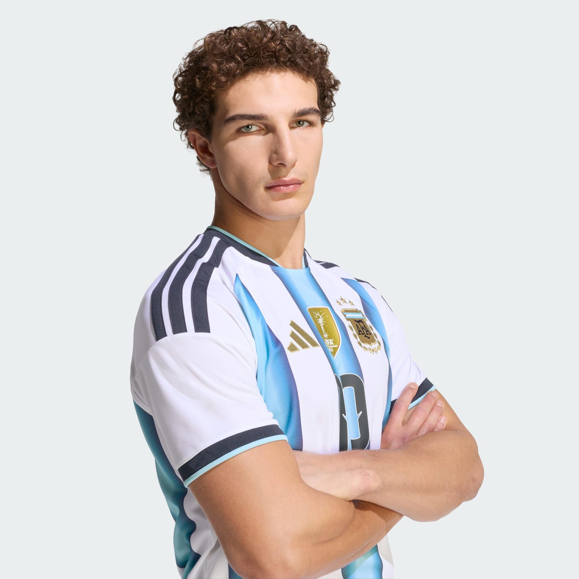 Argentinien 26 Messi Heimtrikot 4/7