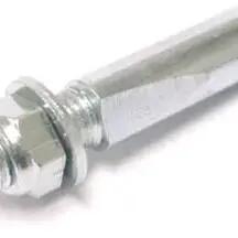 Algi Crank Pin 9.5 mm — 40 mm Steel, Silver (with Washer & Nut).