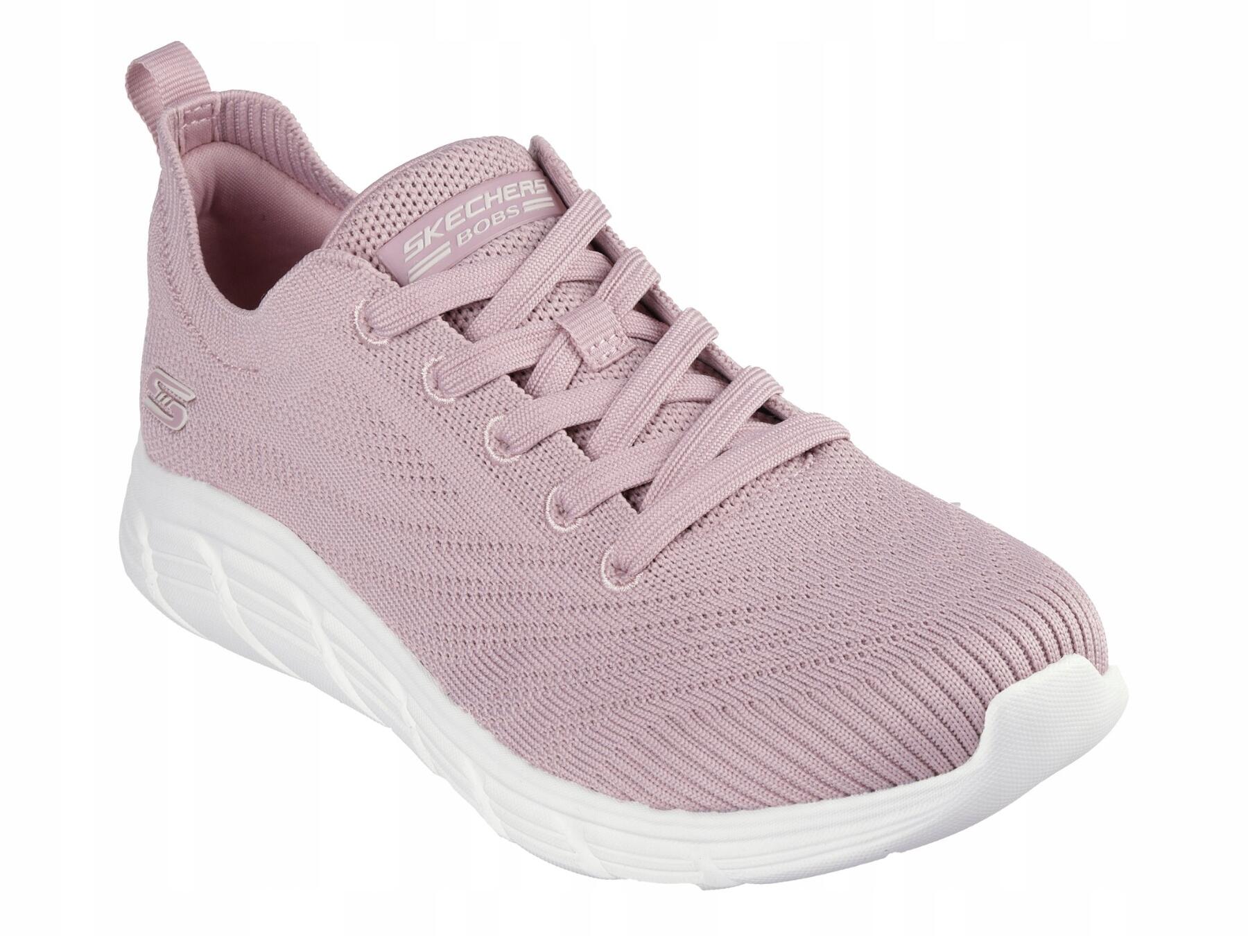Buty damskie SKECHERS BOBS Sport B Flex Lo różowe 117591-BLSH lekkie 41 4/5