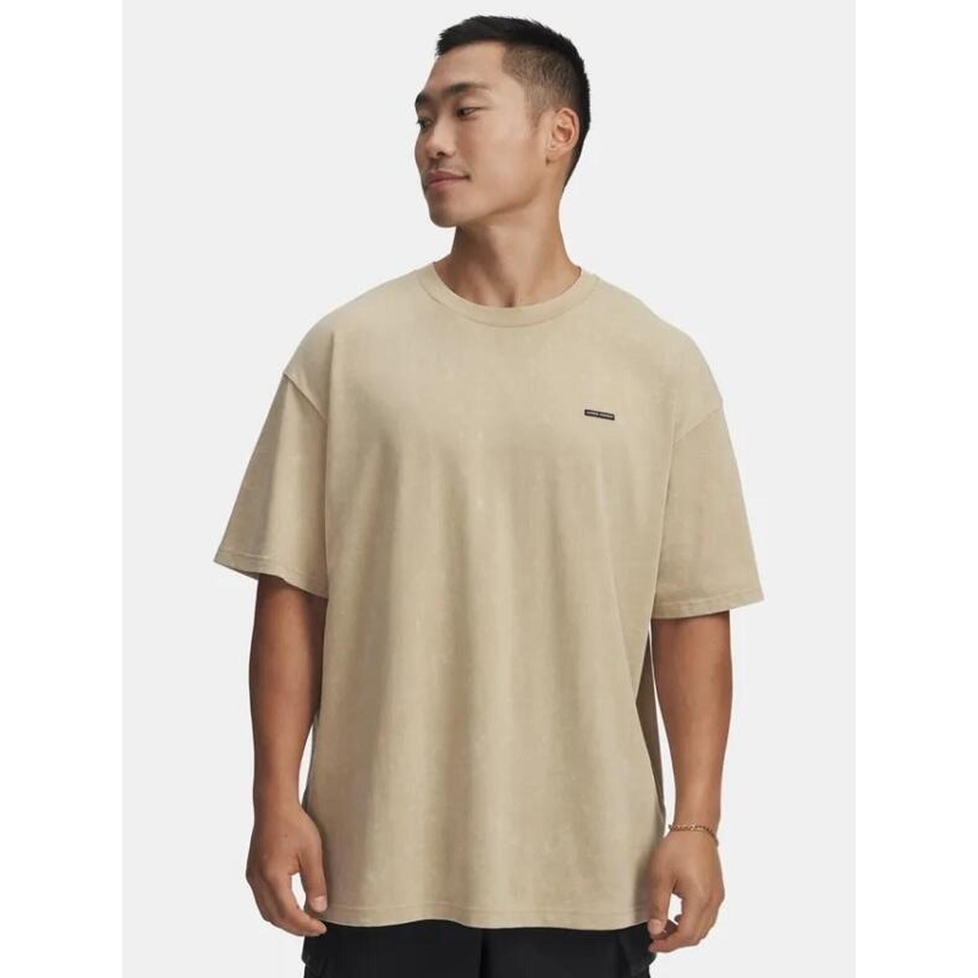 UNDER ARMOUR Pánské tričko Under Armour UA M HW OS LOGO WASH SS