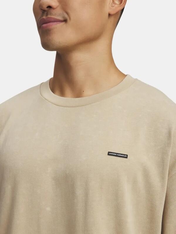 Pánské tričko Under Armour  UA M HW OS LOGO WASH SS 3/3