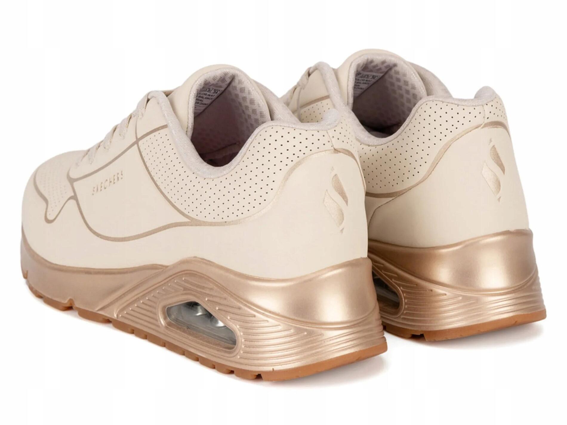 Buty młodzieżowe SKECHERS UNO GEN 1 COOL eko skóra 3/5
