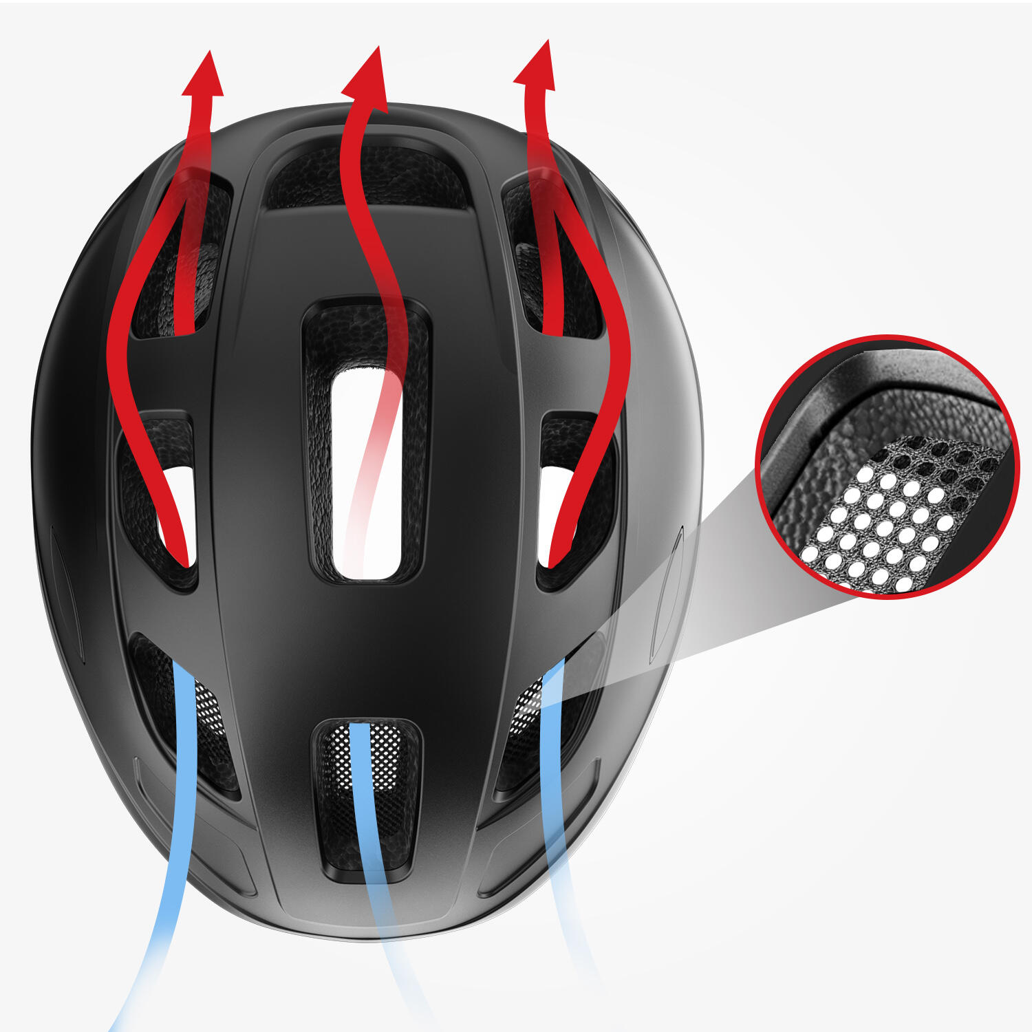 Casco Ciclismo per Bambini, Taglia S 5/7