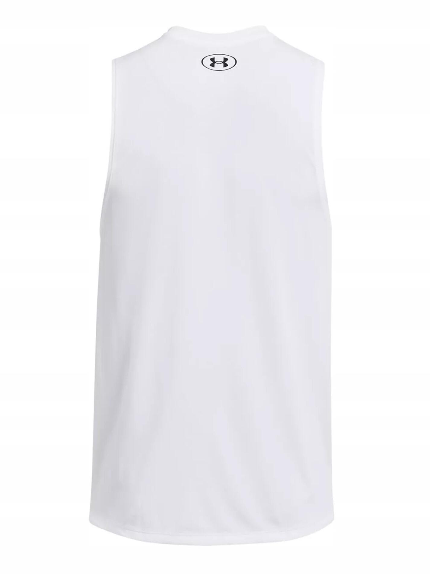 Wit Under Armour Tech™ Heren Tanktop 5/5