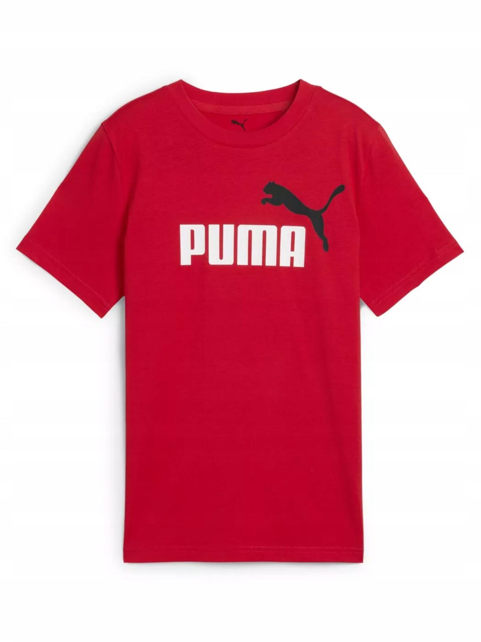 Maglietta Puma Ess 2 Color No.1 Logo Tee B, Rosso, Bambini 3/4