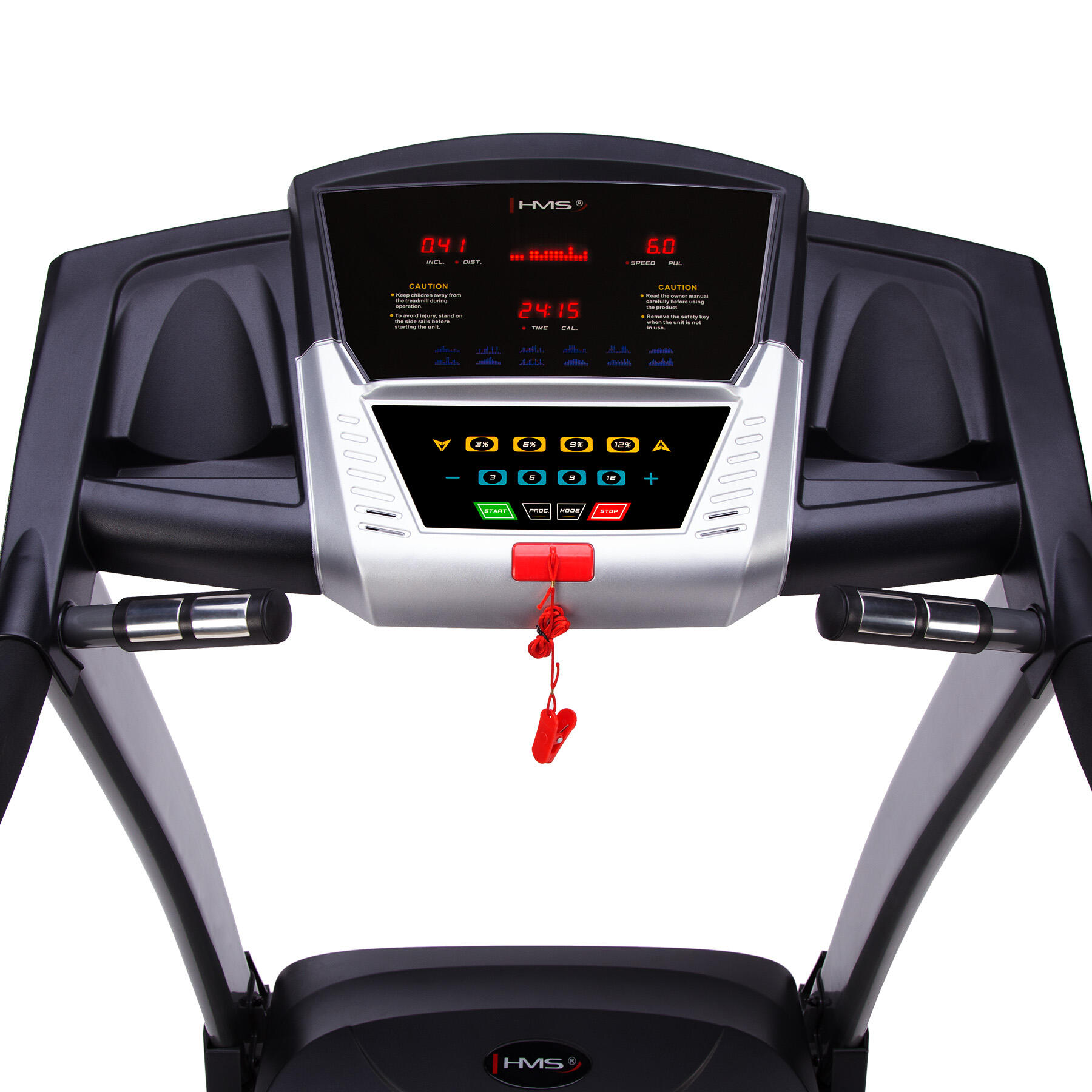 Zestaw bieżnia elektryczna  BE8535 HMS + książka Slow Jogging 4/7