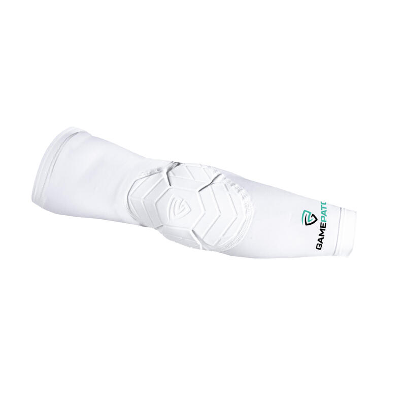 Manson de Compresie cu Protectie pentru Brat Alb GAMEPATCH