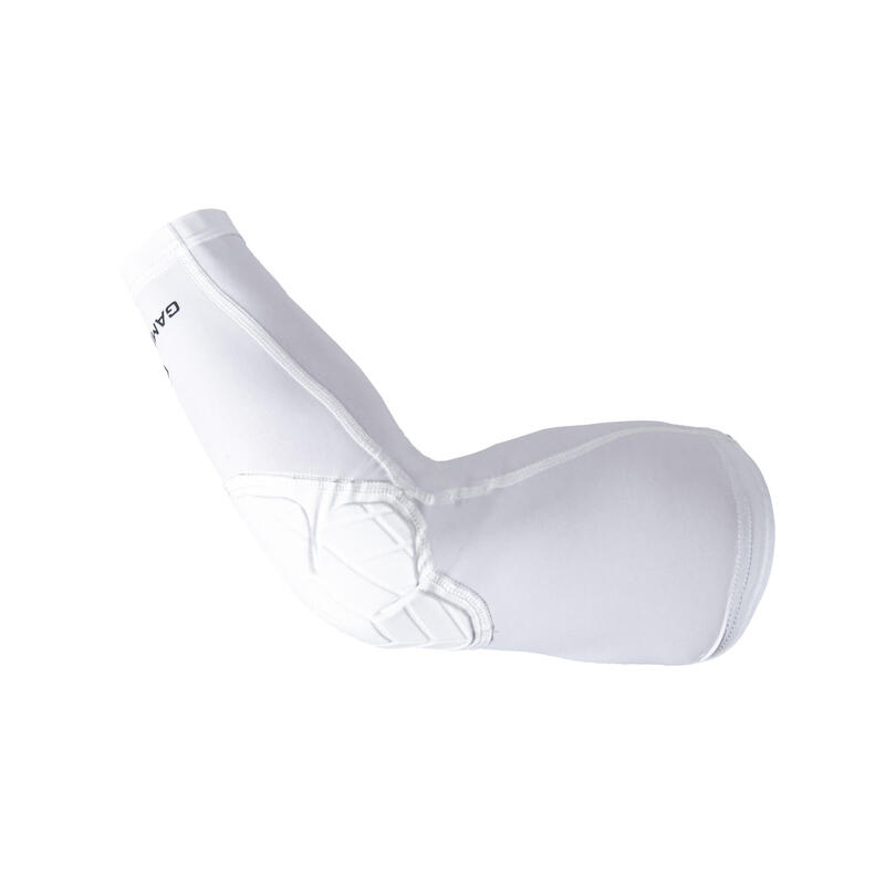 Manson de Compresie cu Protectie pentru Brat Alb GAMEPATCH
