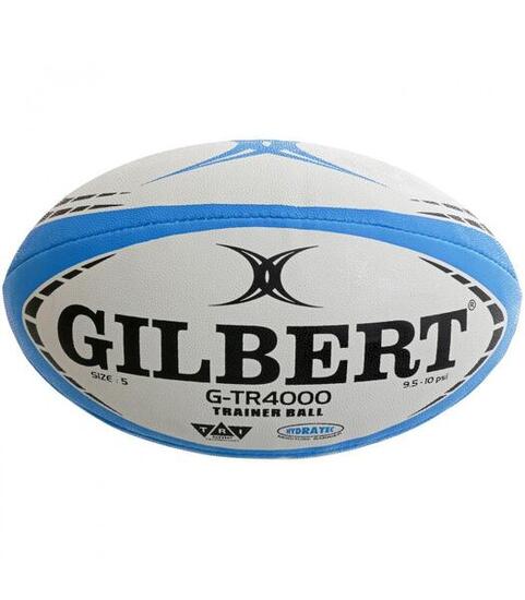 BALLON RUGBY G-TR4000 BLEU CIEL - T5 - GILBERT