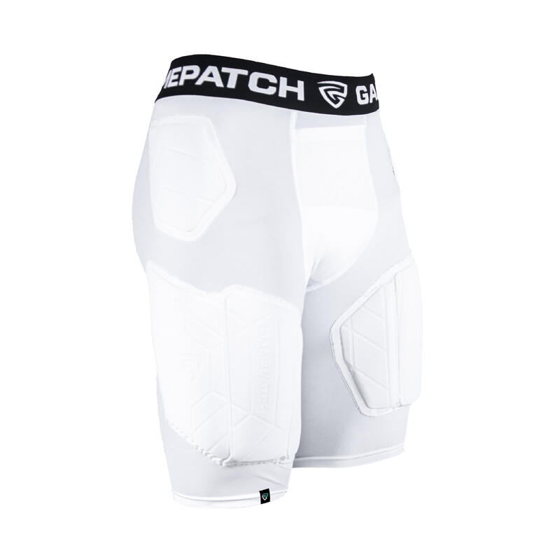 Short Pro cu protecție GAMEPATCH Albi