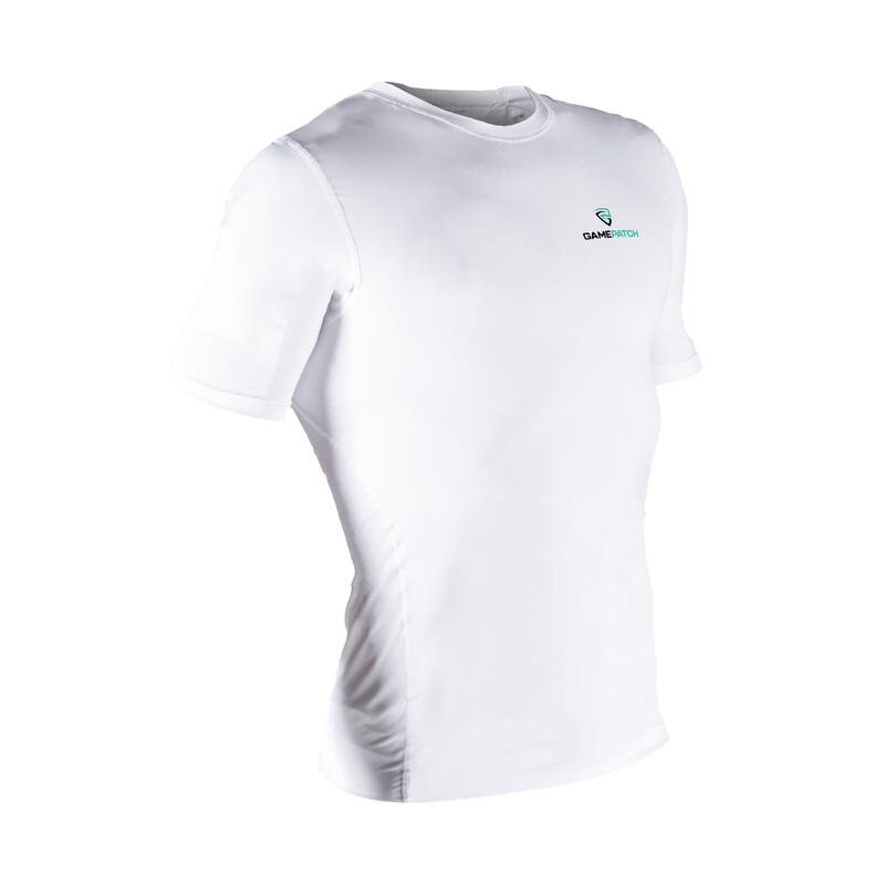 Tricou de Compresie Alb GAMEPATCH