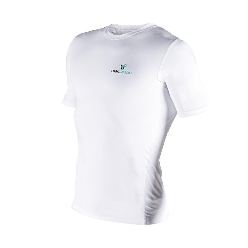 Tricou de Compresie Alb GAMEPATCH