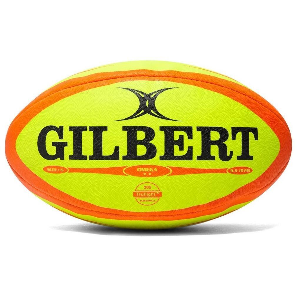 Rugby ball Gilbert Omega Fluo 4/6