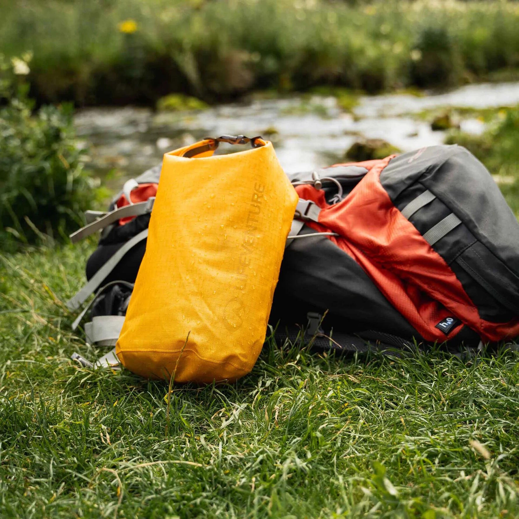 Sacca impermeabile Lifeventure Storm Dry Bag 5L 420D gialla 2/4