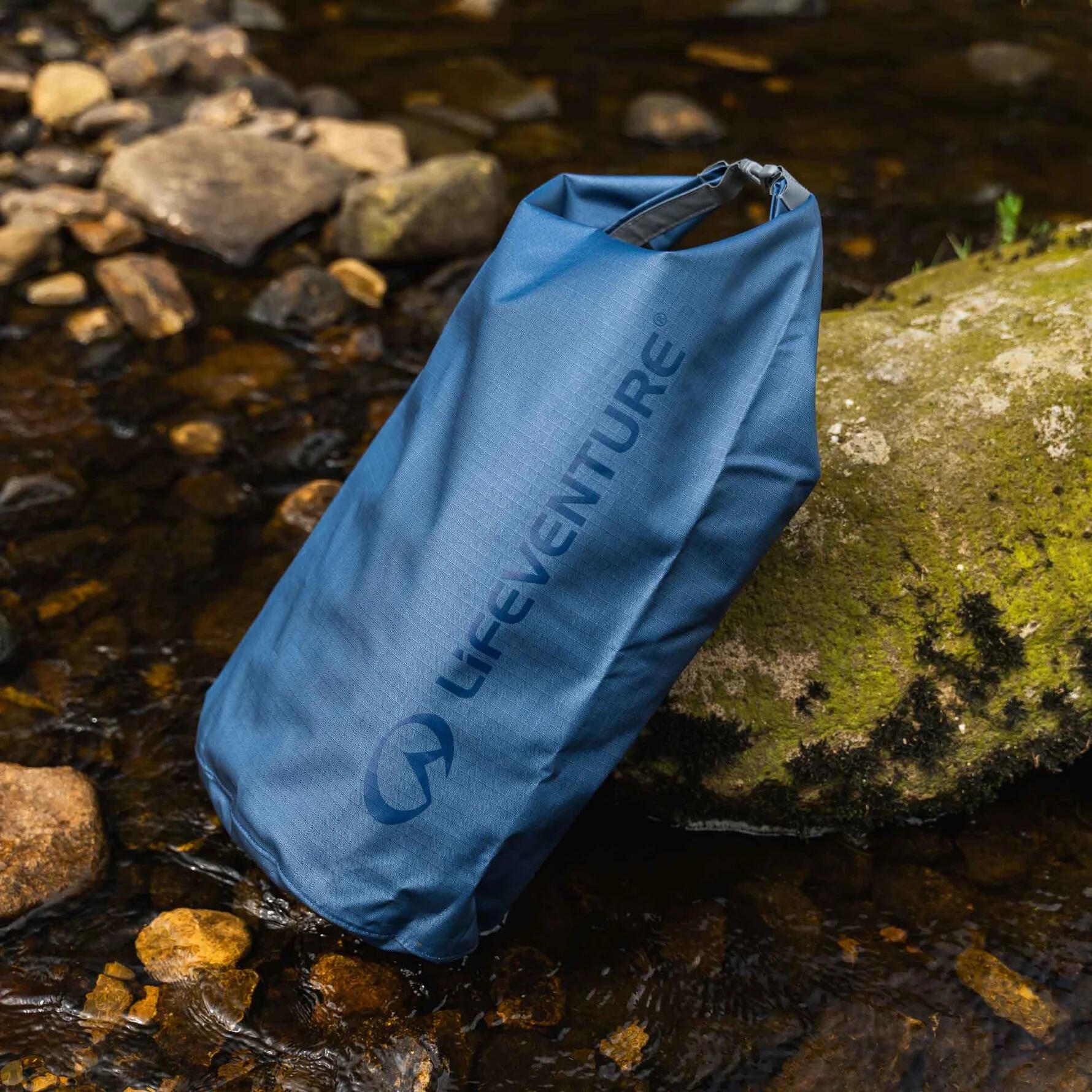 Wasserdichter Beutel Lifeventure Storm Dry Bag 25L blau, Nylon Ripstop 420D 2/7