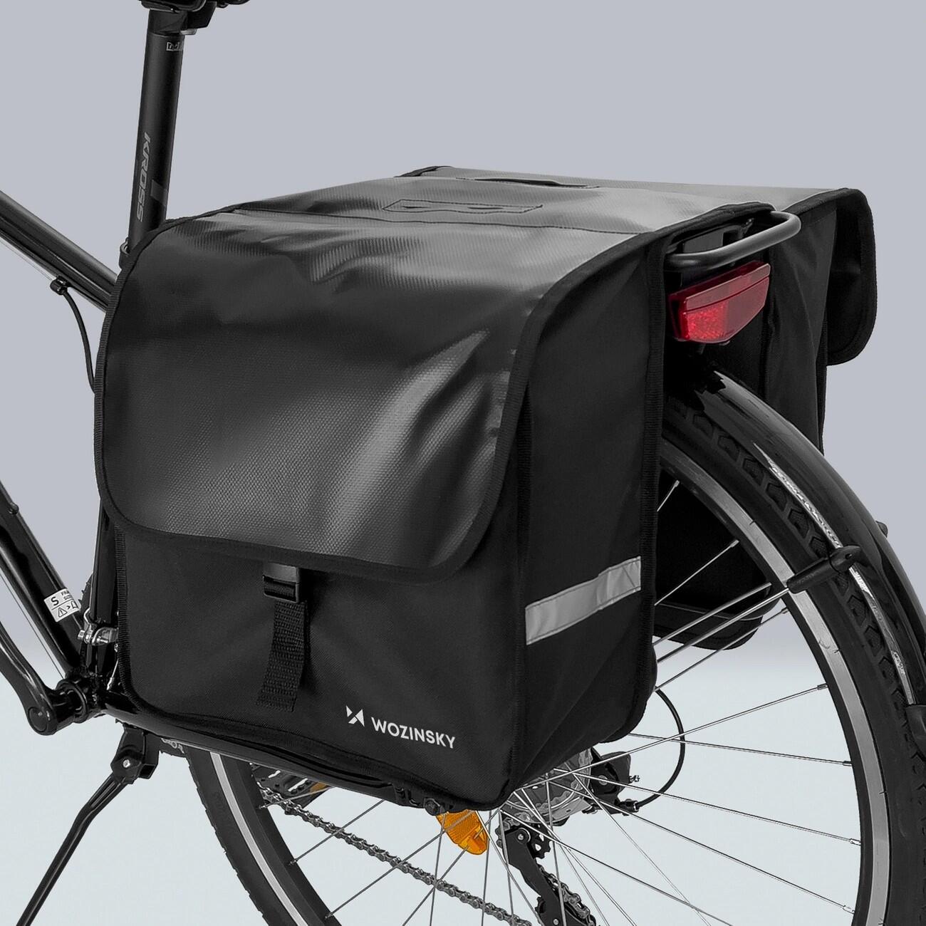 Wozinsky WBB34BK Velotasche 28 L schwarz, wasserdicht 2/7