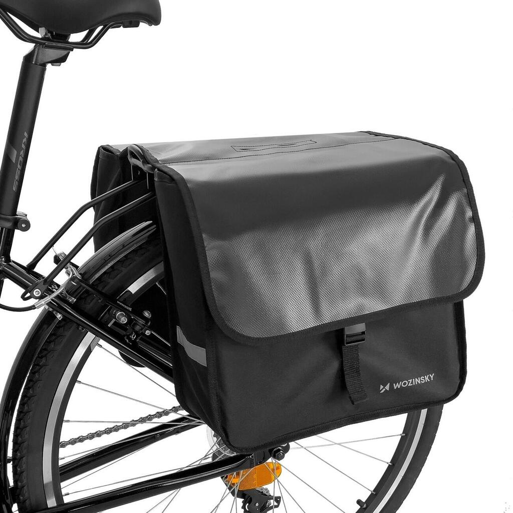 Wozinsky WBB34BK Bike Pannier 28 L Black, Waterproof