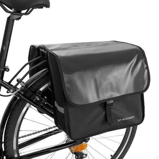 Borsa da bici Wozinsky WBB34BK 28 L nera impermeabile