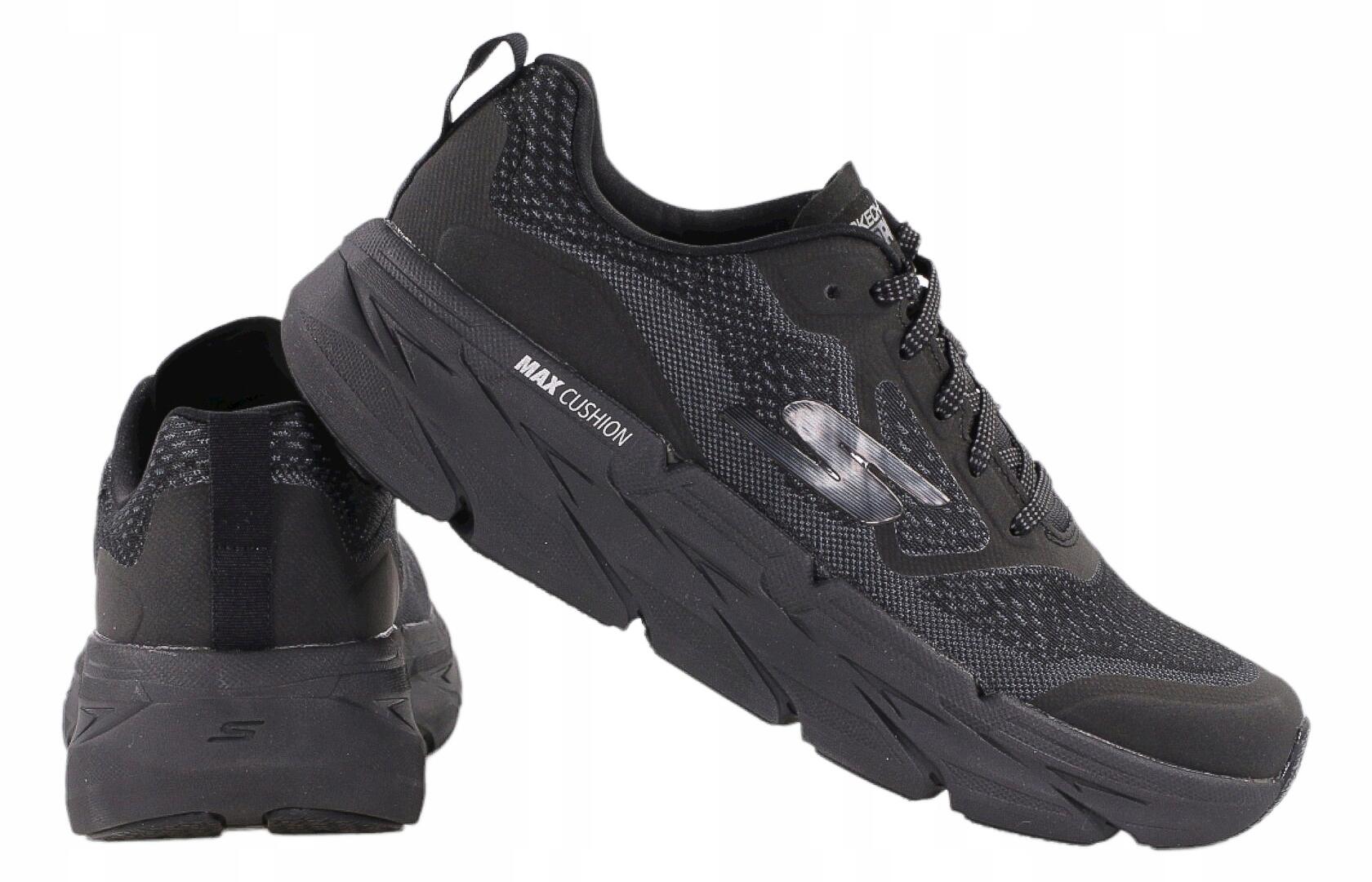 Buty męskie Skechers MAX CUSHIONING 54450-BKCC niskie 3/4