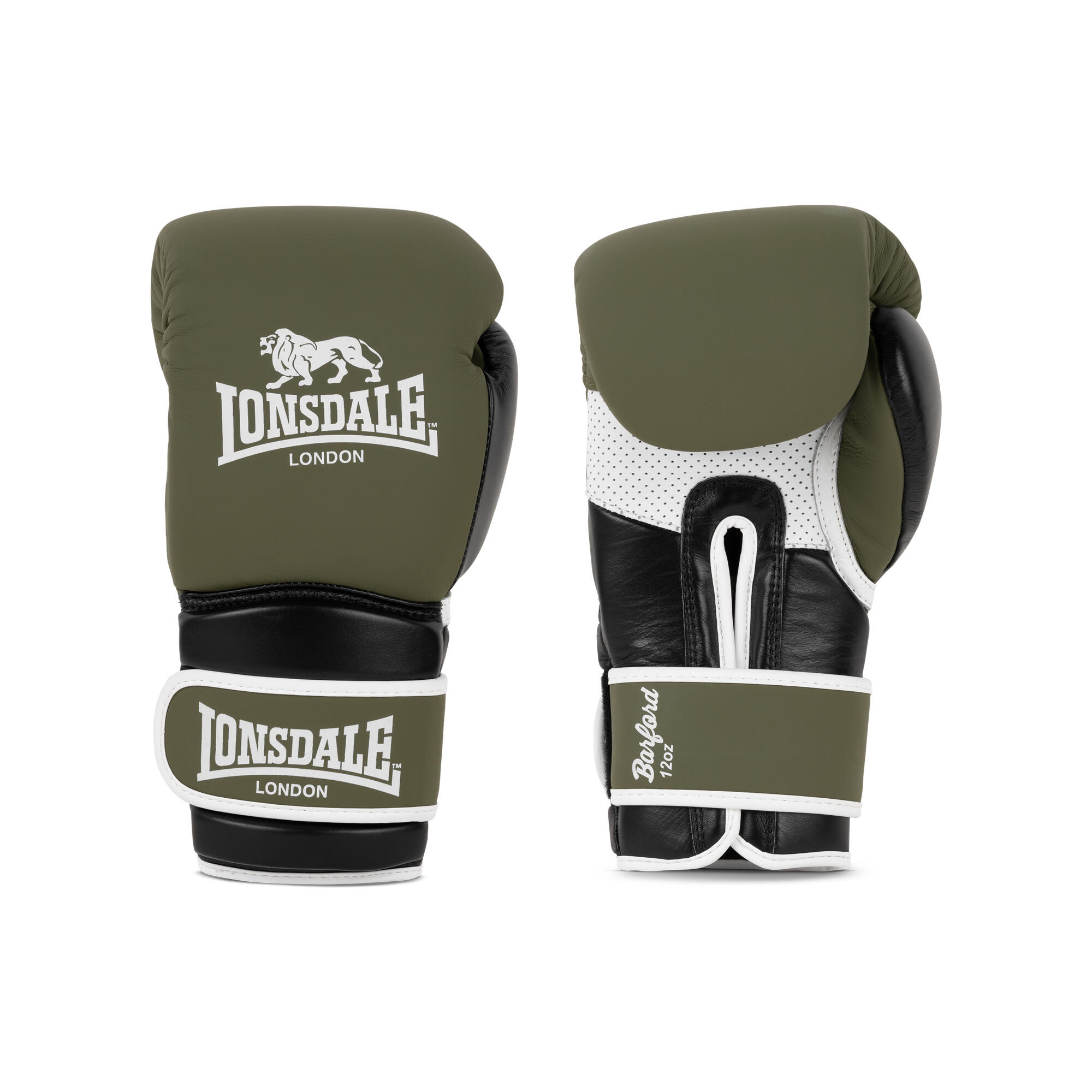 Guantes de boxeo de cuero Lonsdale Barford 3/6