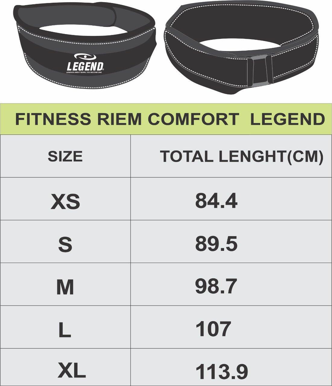 Fitness Riem Comfort Heren/Dames Zwart Nylon 2/5