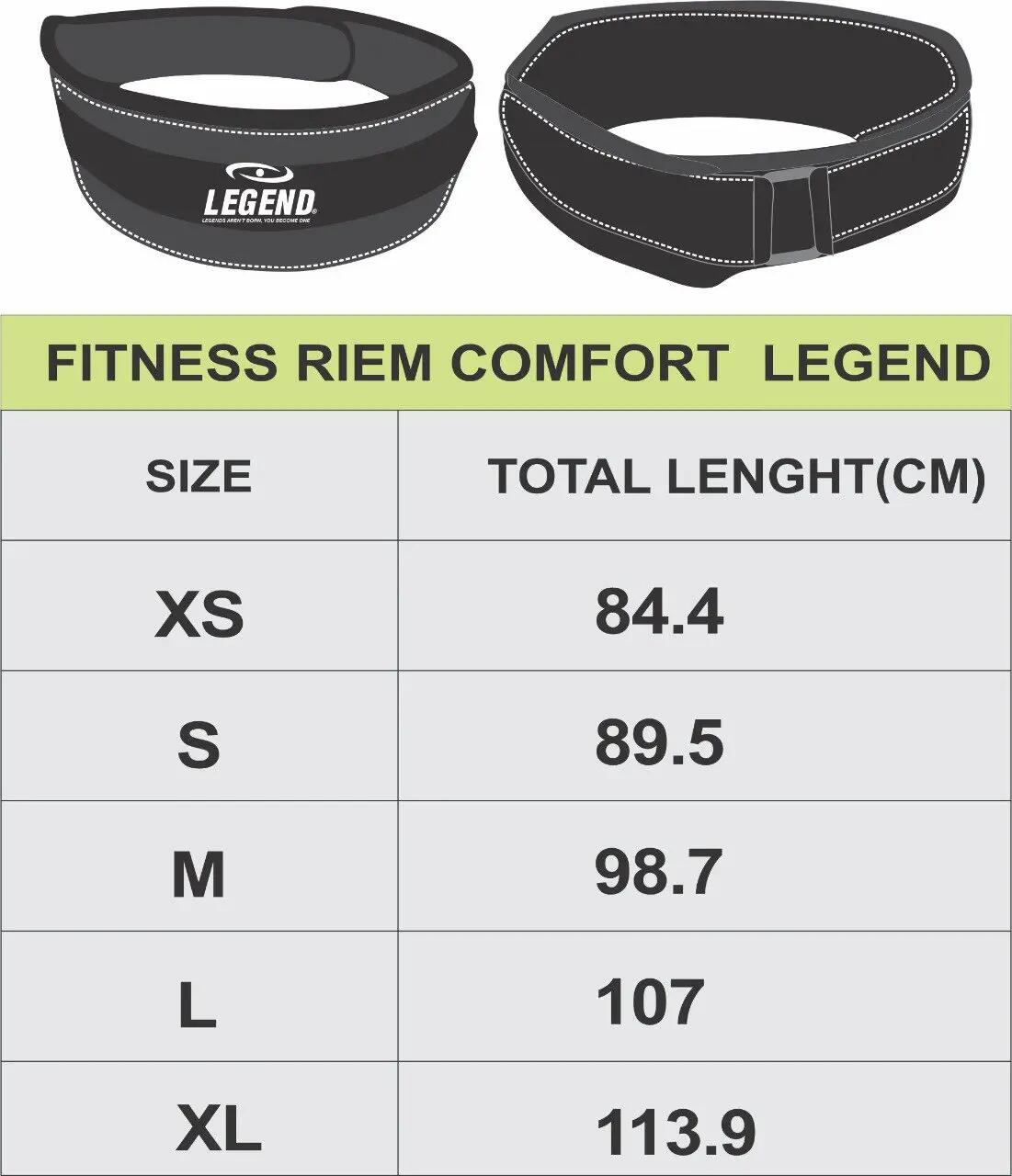 Fitness Riem Comfort Heren/Dames Zwart Nylon 2/5