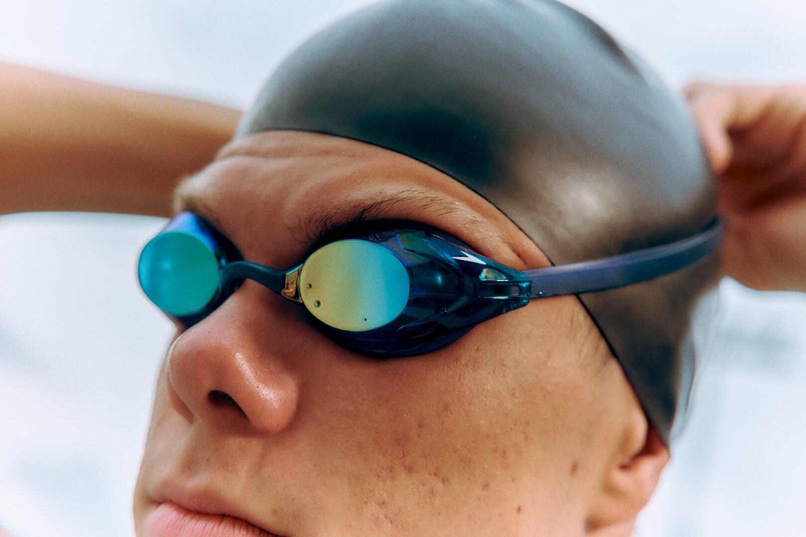 Óculos de Natação Speedo Vanquisher 3.0 Mirror Amarelo 6/7