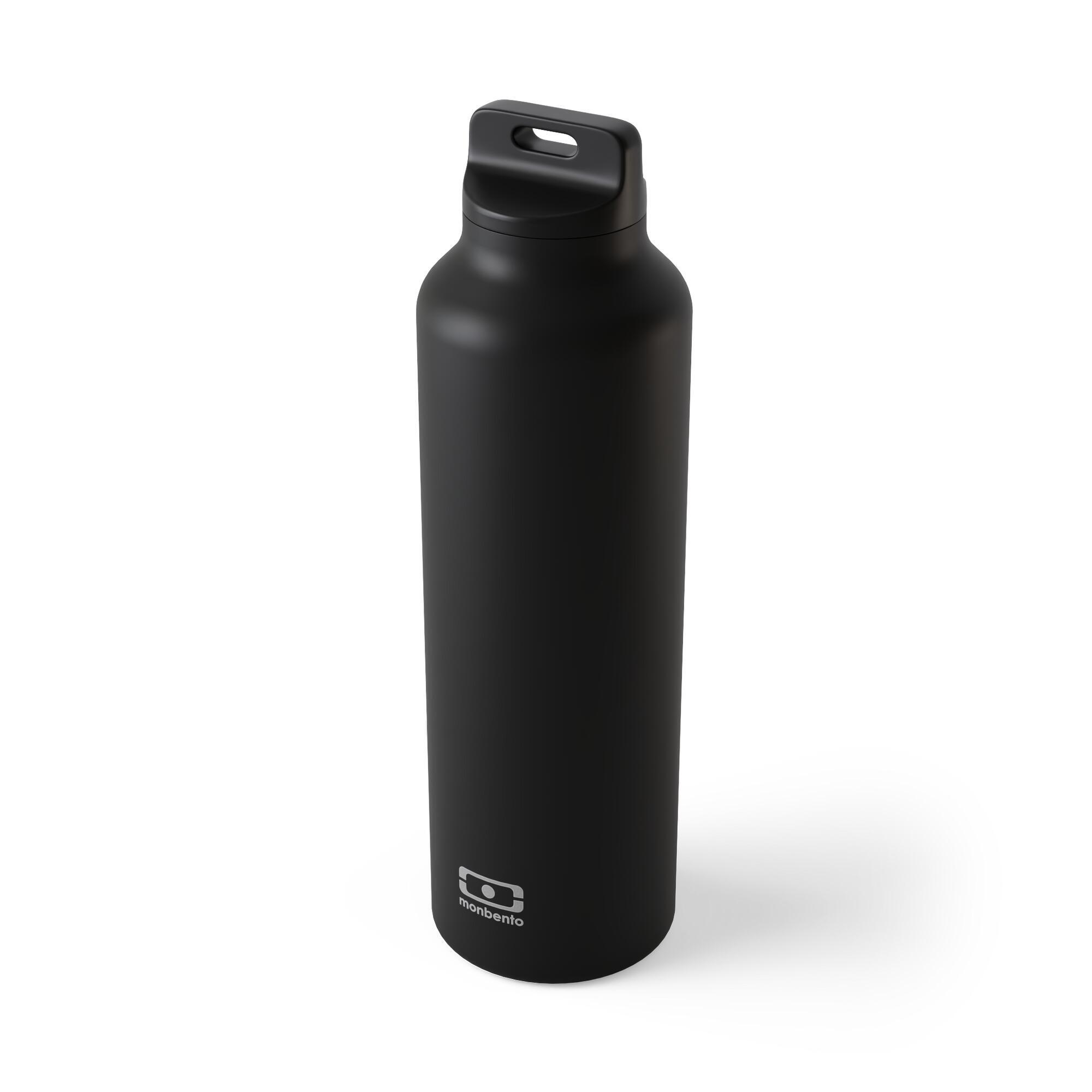 Monbento - Gourde Isotherme Avec Infuseur 500ml|adulte|pique-nique, Randonnée|steel - Bouteille Isotherme - Noir - 500 Ml - Decathlon