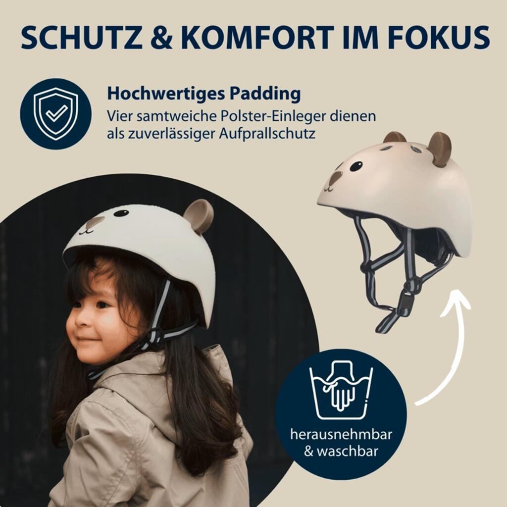 Capacete para crianças Hudora Beary — 1–6 anos (48–52 cm) 5/7