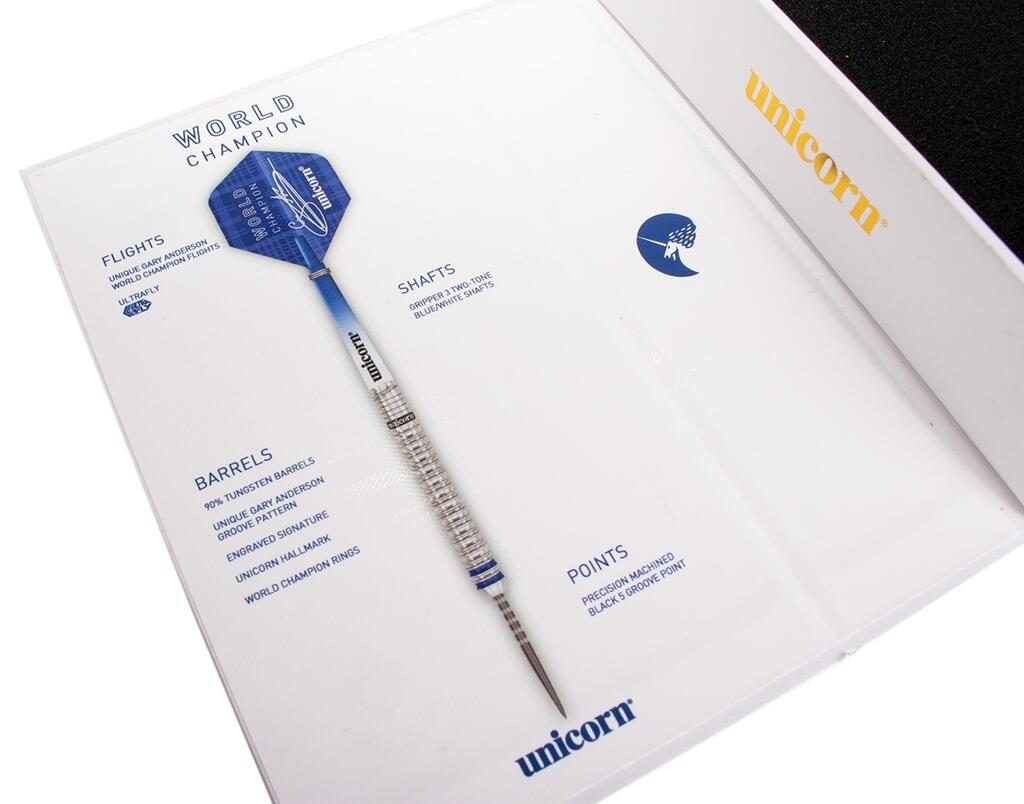 Unicorn Gary Anderson World Champion Phase 3 – 90% Tungsten, 21 g 5/7