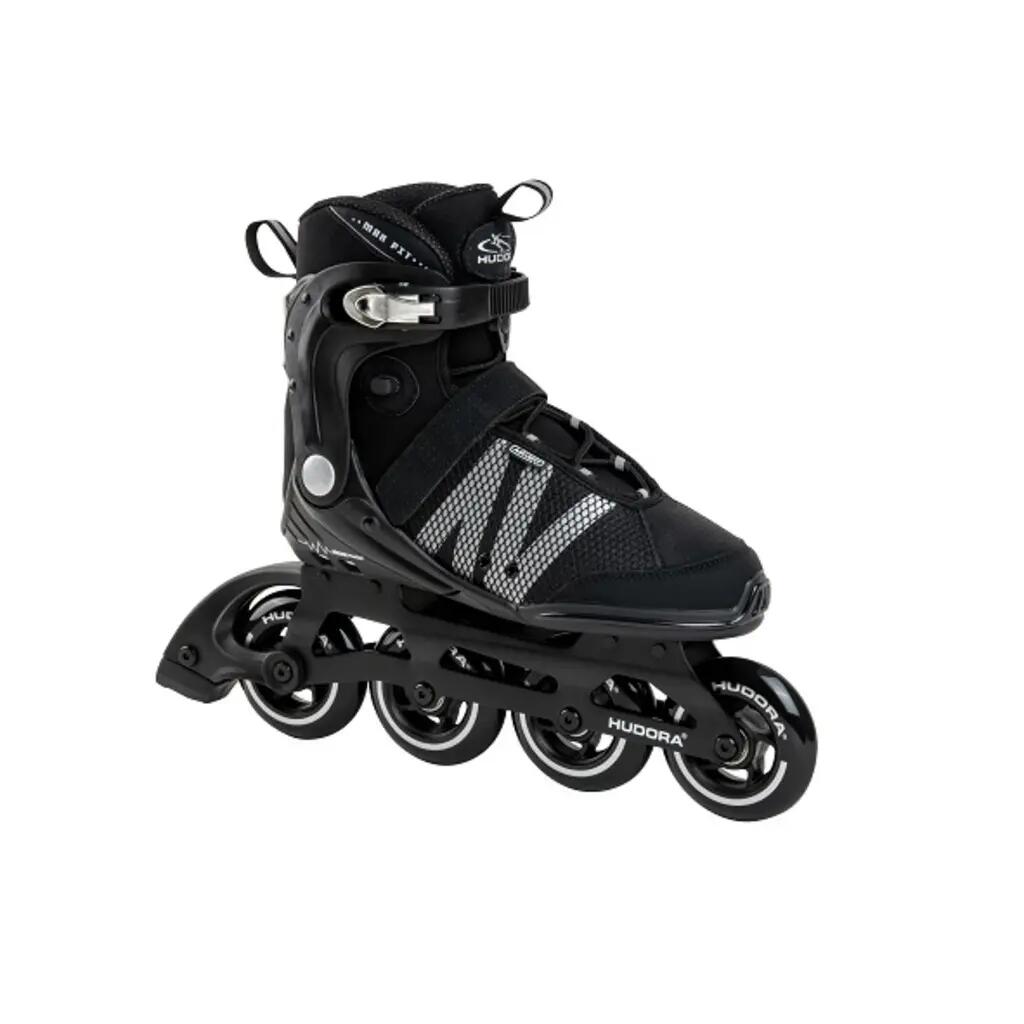 Unisex - Inline Skates - Speed - Extra große 80 mm Rollen - Hudora Pro - Schwarz 4/6