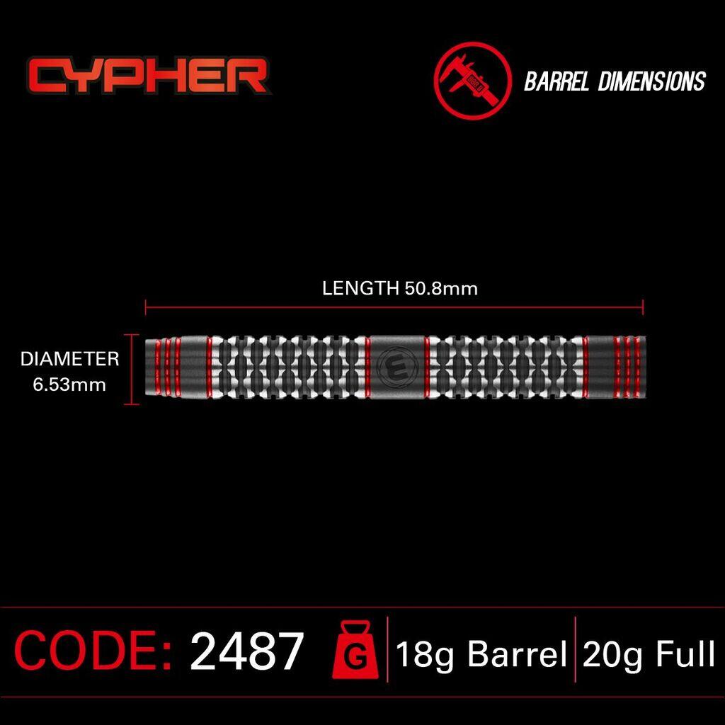 Fléchettes Winmau Cypher Soft Tip 20G 4/7