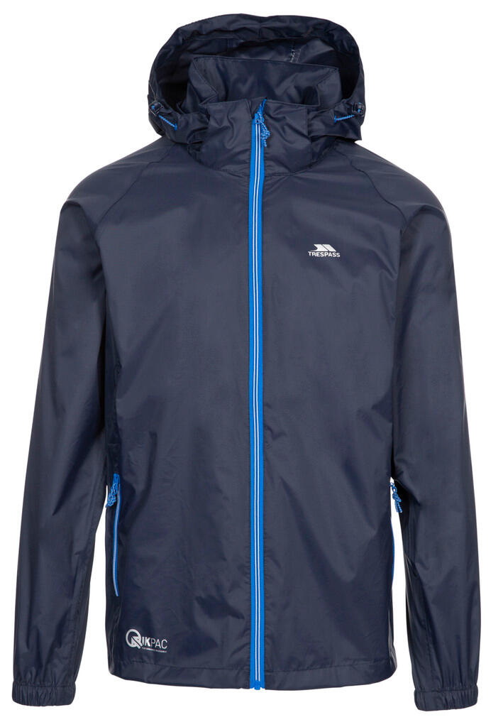 Trespass Qikpac X - Unisex Packaway Jkt Navy / Albastru