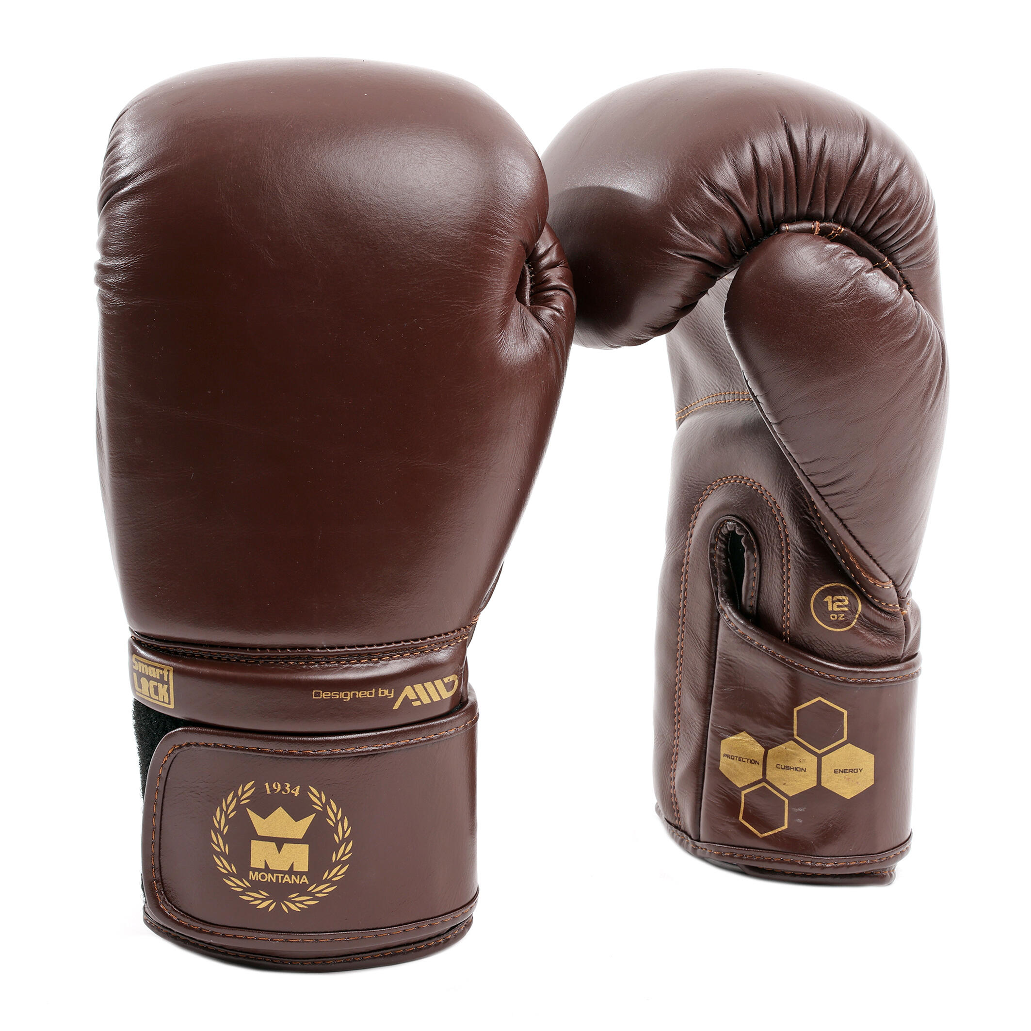 Montana - Gants De Boxe Victory Héritage 10 Oz - Gants De Boxe - Marron - 10 Oz - Decathlon