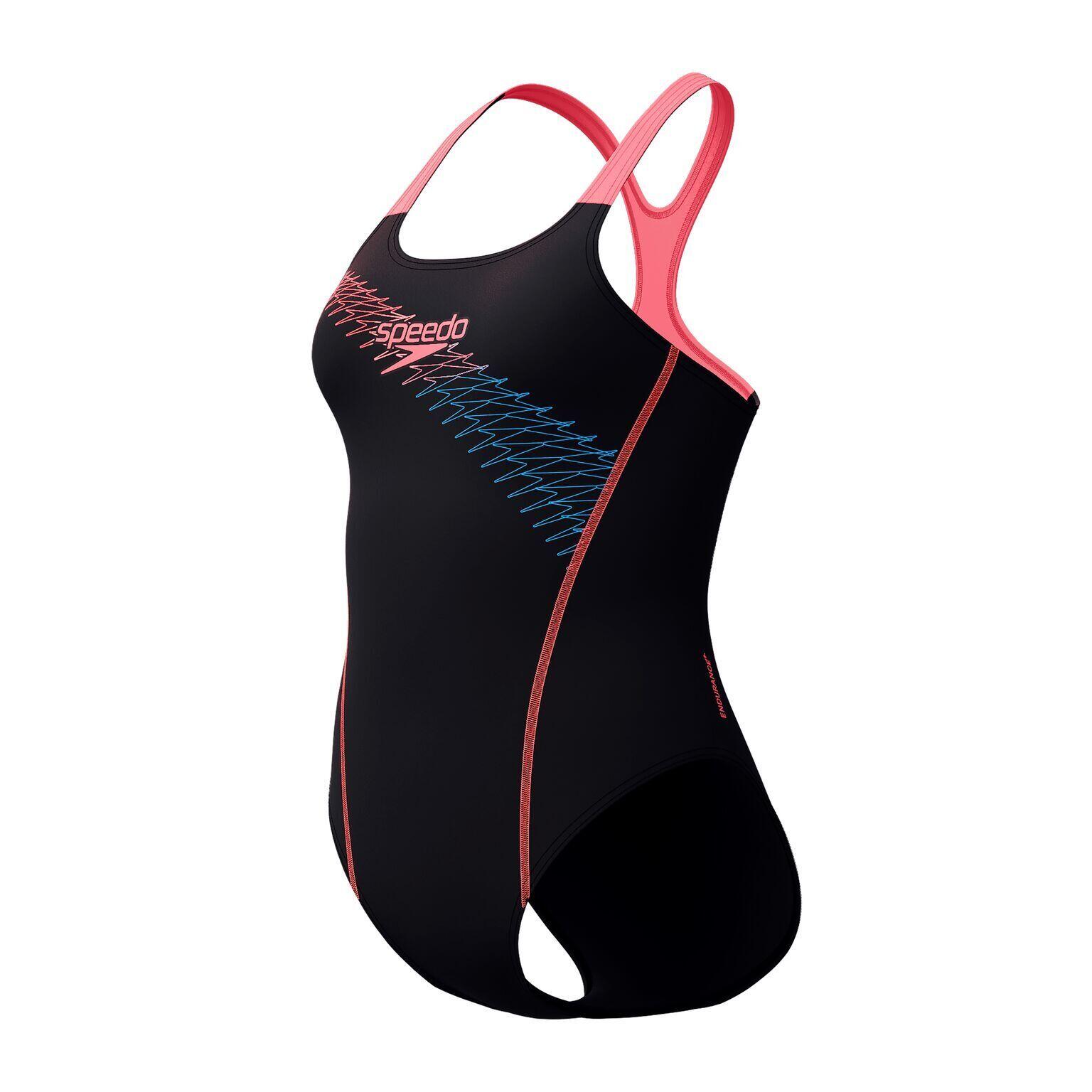 Fato de banho feminino de 1 peça Speedo Eco Medley Logo Medalist 2/4