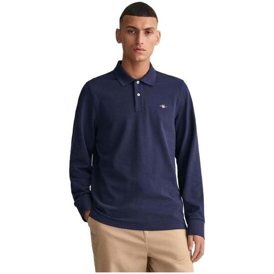 Polo à manches longues Gant modèle 2230433 pour homme