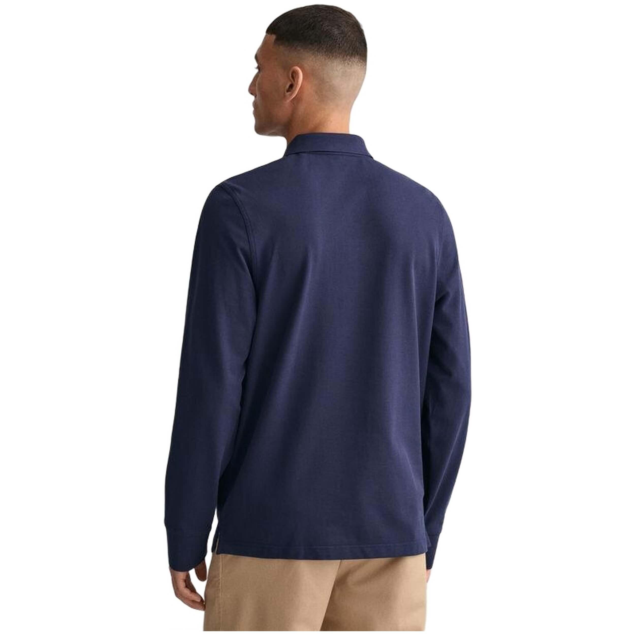 Polo à manches longues Gant modèle 2230433 pour homme 2/4