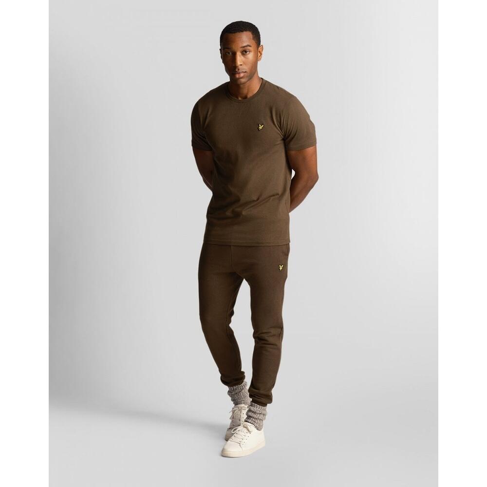 T-shirt basic uomo a tinta unita con logo 5/6