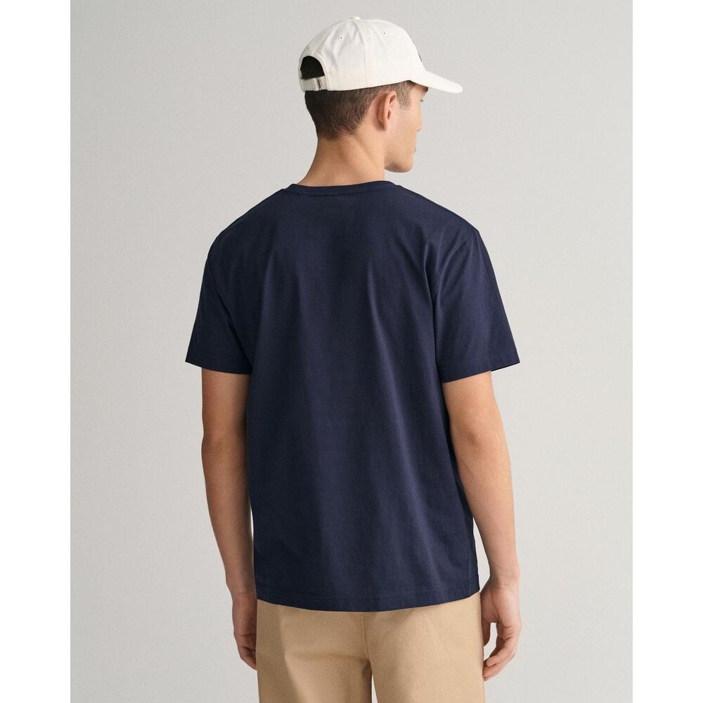T-shirt Gant voor heren blauw 2/3