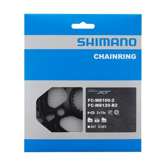 Tarcza łańcuchowa Shimano Deore Xt 36t do Fc-m8100-2/fc-m8120-b2 2/5