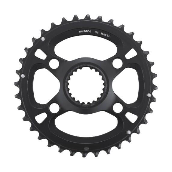 Plateau disque de vélo double Shimano VTT XT M8100 12V. 4/5