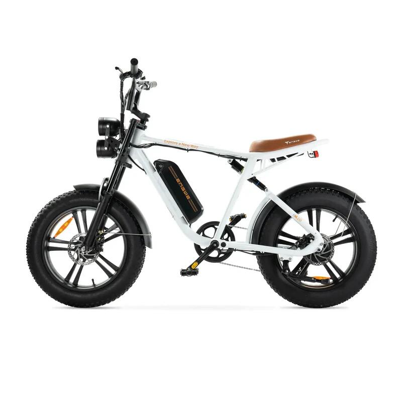 Engwe - Engwe M20 E-bike Avec Un Moteur De 250 Watts, Vitesse Maximale De 25 Km/h - Fatbike - Blanc - 52 2xl - Decathlon