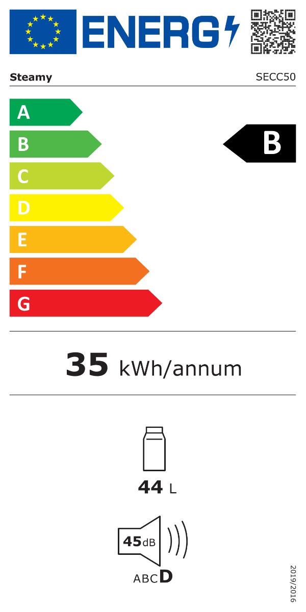 Steamy-E Single Zone 50, Elektrische Koelbox, 44L 2/5